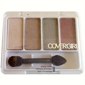 Covergirl Eye Enhancers 286 Smokey Nudes Eyeshadow Palette Applicator 4 Shades